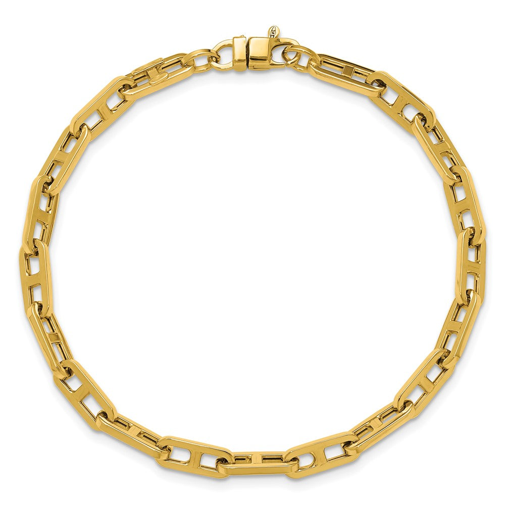 14K Yellow Gold Polished Fancy Link Bracelet