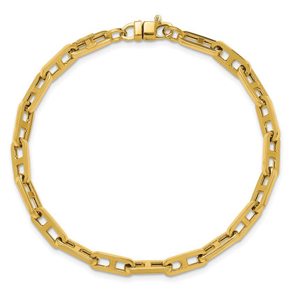 14K Yellow Gold Polished Fancy Link Bracelet