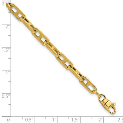 14K Yellow Gold Polished Fancy Link Bracelet