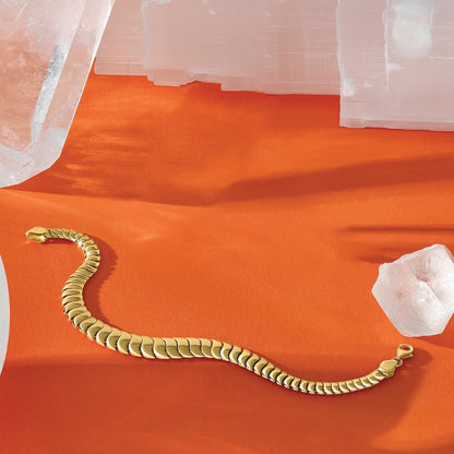 14K Yellow Gold Polished Fancy Graduated Bracelet