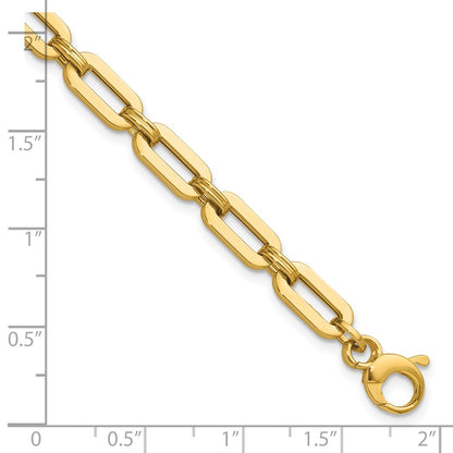 14K Yellow Gold Polished Fancy Link Bracelet