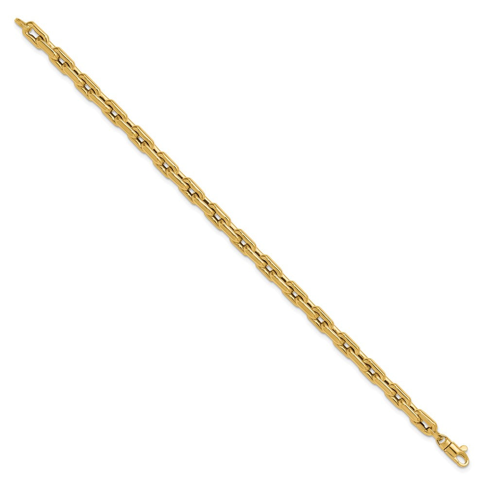 14K Yellow Gold Polished Fancy Link Bracelet
