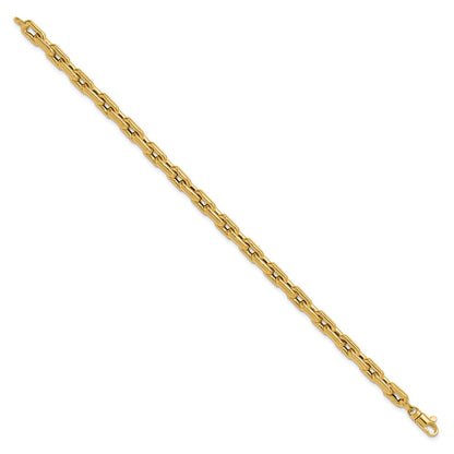 14K Yellow Gold Polished Fancy Link Bracelet