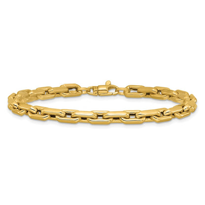 14K Yellow Gold Polished Fancy Link Bracelet