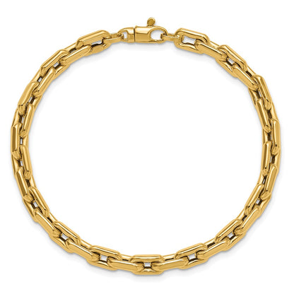 14K Yellow Gold Polished Fancy Link Bracelet