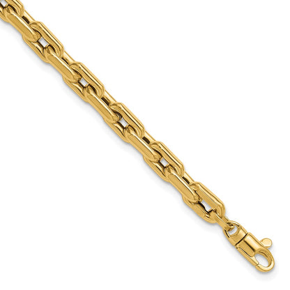 14K Yellow Gold Polished Fancy Link Bracelet