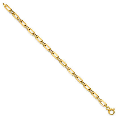 14K Yellow Gold Polished Fancy Link Bracelet