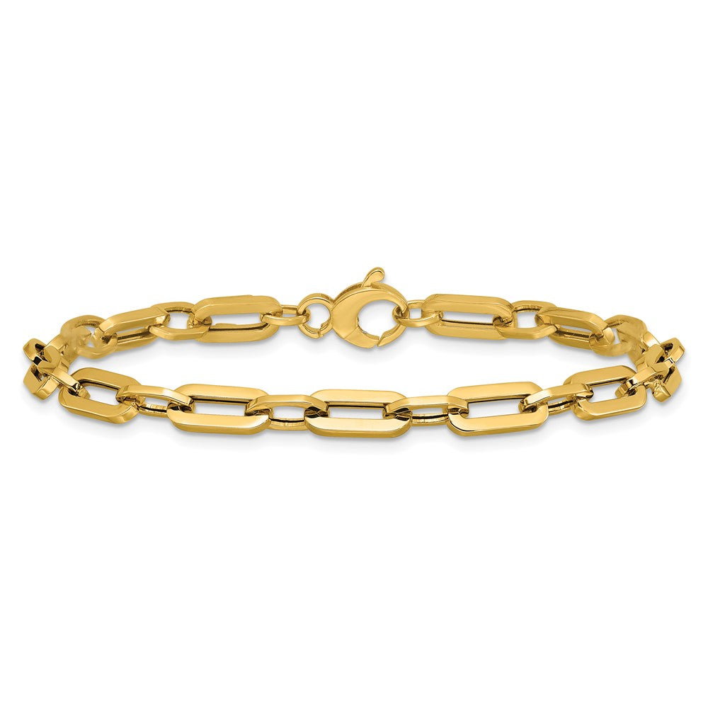 14K Yellow Gold Polished Fancy Link Bracelet