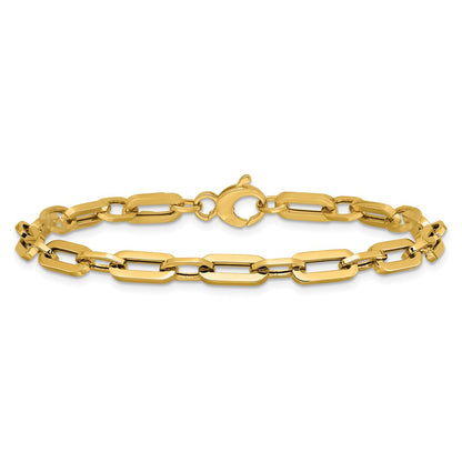 14K Yellow Gold Polished Fancy Link Bracelet