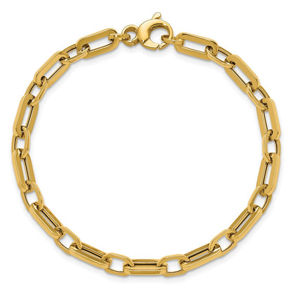 14K Yellow Gold Polished Fancy Link Bracelet