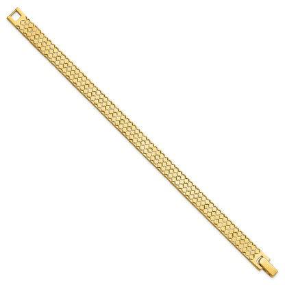 14K Yellow Gold Polished Fancy Bracelet
