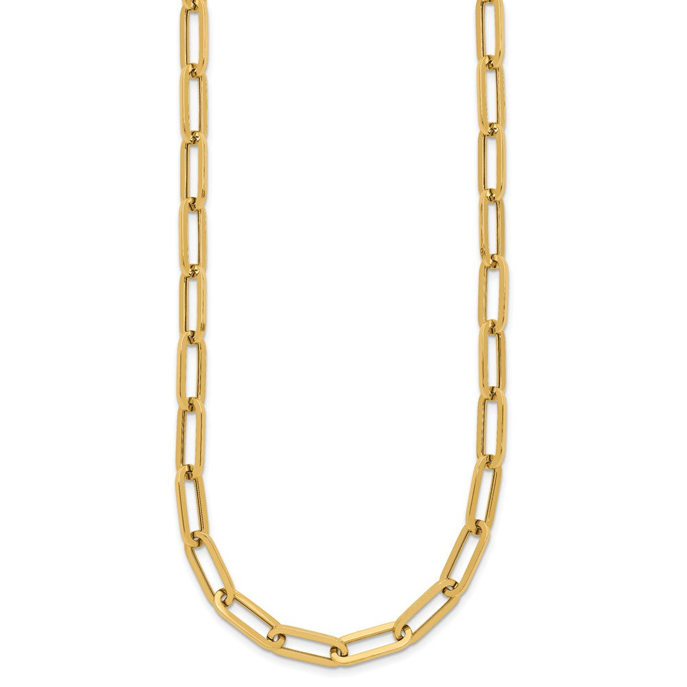 14K Yellow Gold Polished Fancy Link Necklace