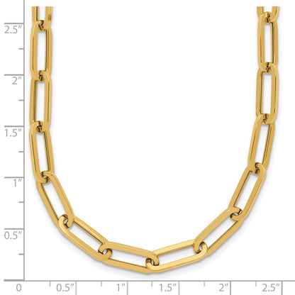 14K Yellow Gold Polished Fancy Link Necklace