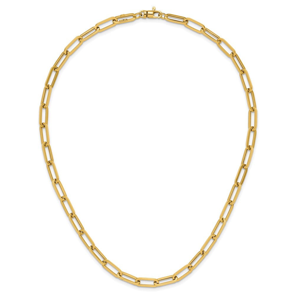 14K Yellow Gold Polished Fancy Link Necklace