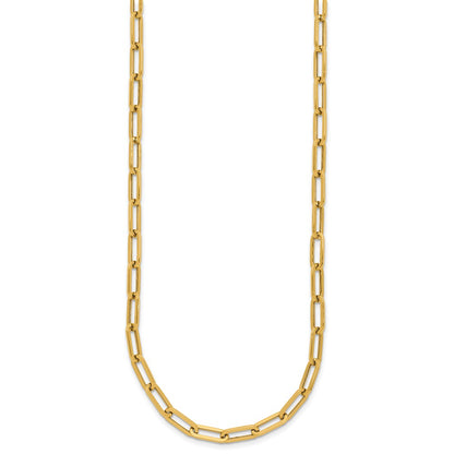 14K Yellow Gold Polished Fancy Link Necklace