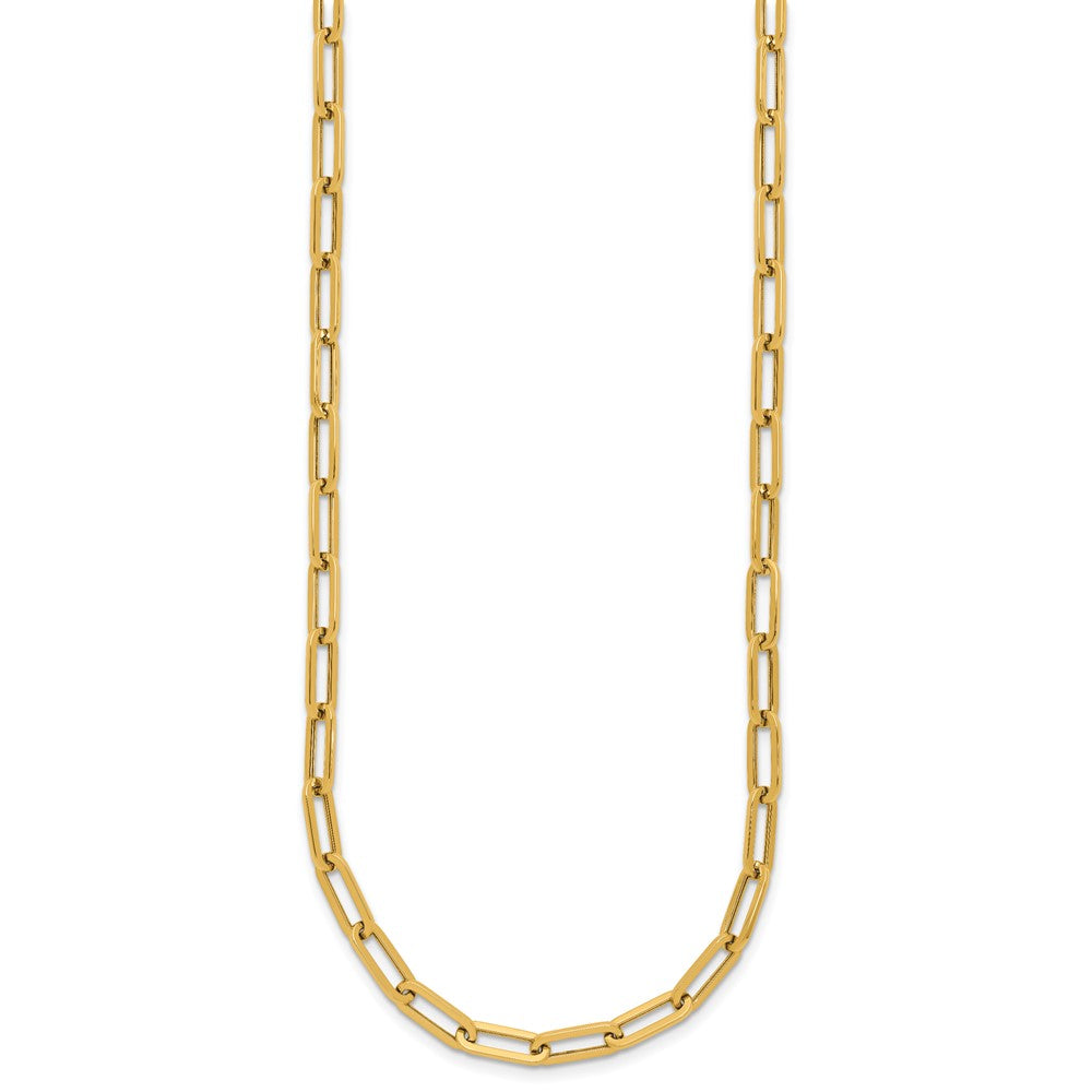 14K Yellow Gold Polished Fancy Link Necklace