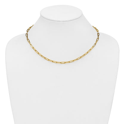 14K Yellow Gold Polished Fancy Link Necklace