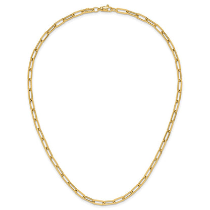 14K Yellow Gold Polished Fancy Link Necklace
