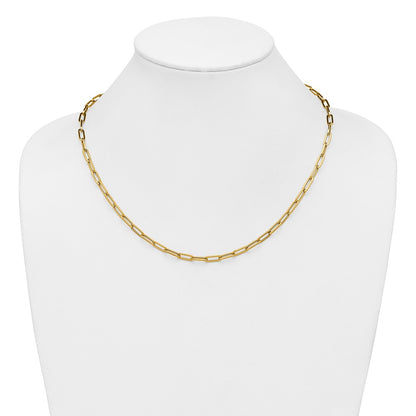 14K Yellow Gold Polished Fancy Link Necklace