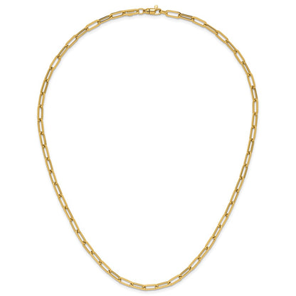 14K Yellow Gold Polished Fancy Link Necklace
