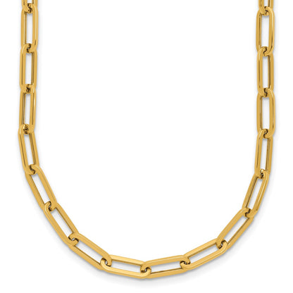 14K Yellow Gold Polished Fancy Link Necklace