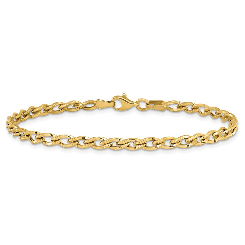 7.5 Inch 14K Polished Link Bracelet