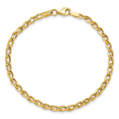 7.5 Inch 14K Polished Link Bracelet