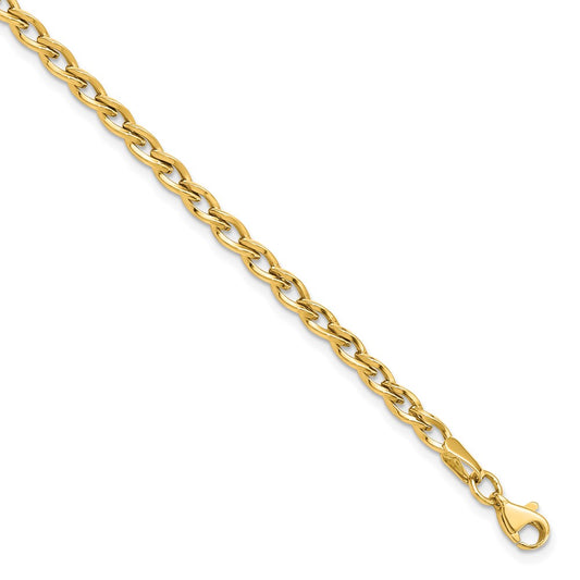 7.5 Inch 14K Polished Link Bracelet