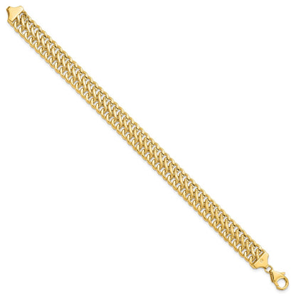 7.5 Inch 14K Polished Fancy Link Bracelet