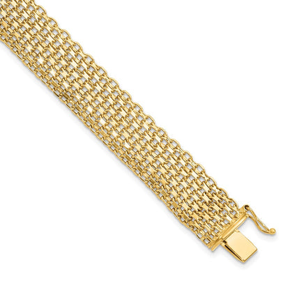 8 Inch 14K Polished Bracelet