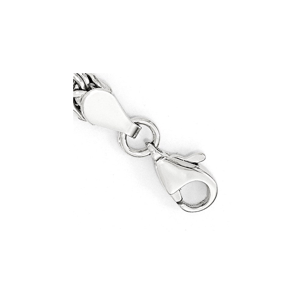 7 Inch 14K White Gold Polished Fancy Link Bracelet