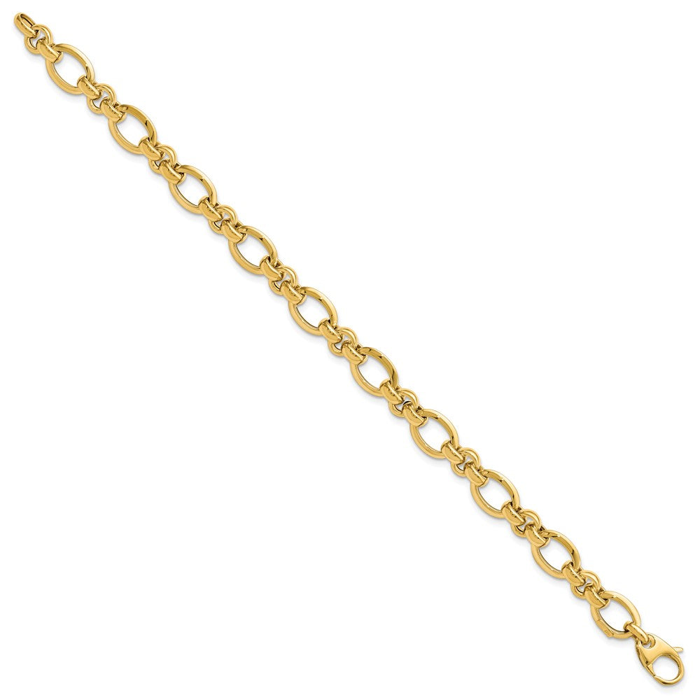 7.5 Inch 14K Polished Bracelet