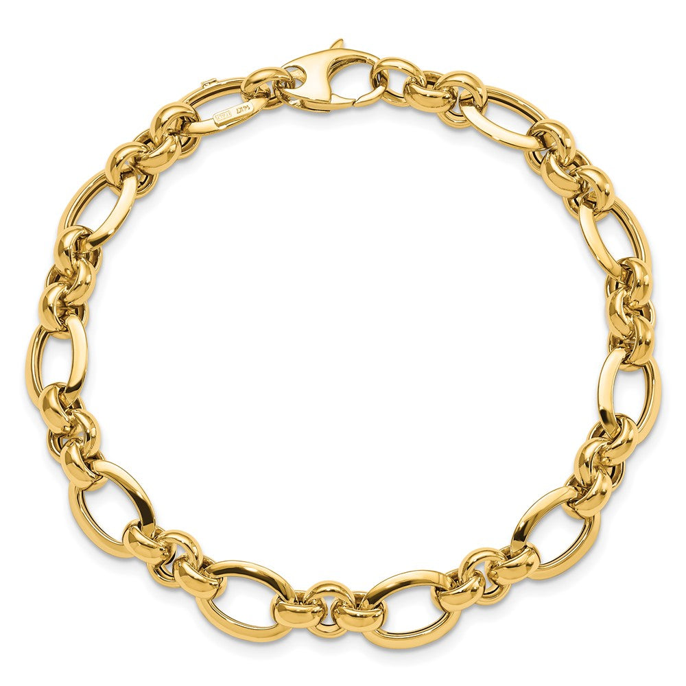 7.5 Inch 14K Polished Bracelet
