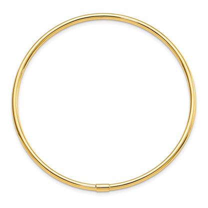 14K Yellow Gold Polished Slip-On Bangle