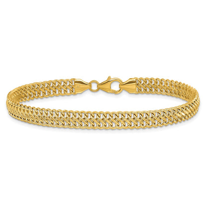 7.5 Inch 14K Polished S Link Bracelet
