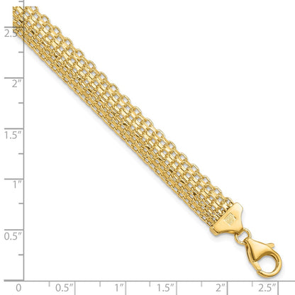 7.5 Inch 14K Polished Bracelet