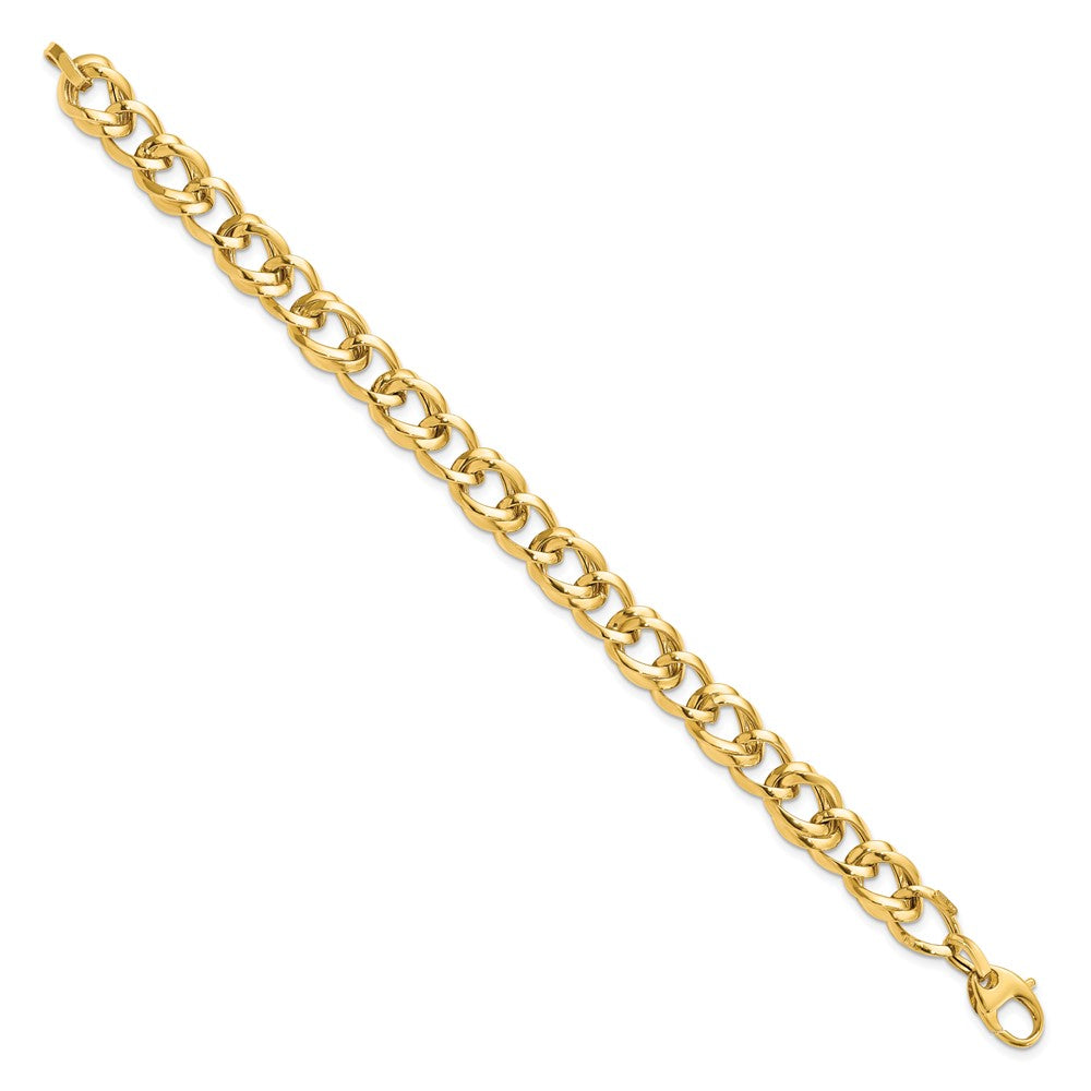 7.5 Inch 14K Polished Link Bracelet