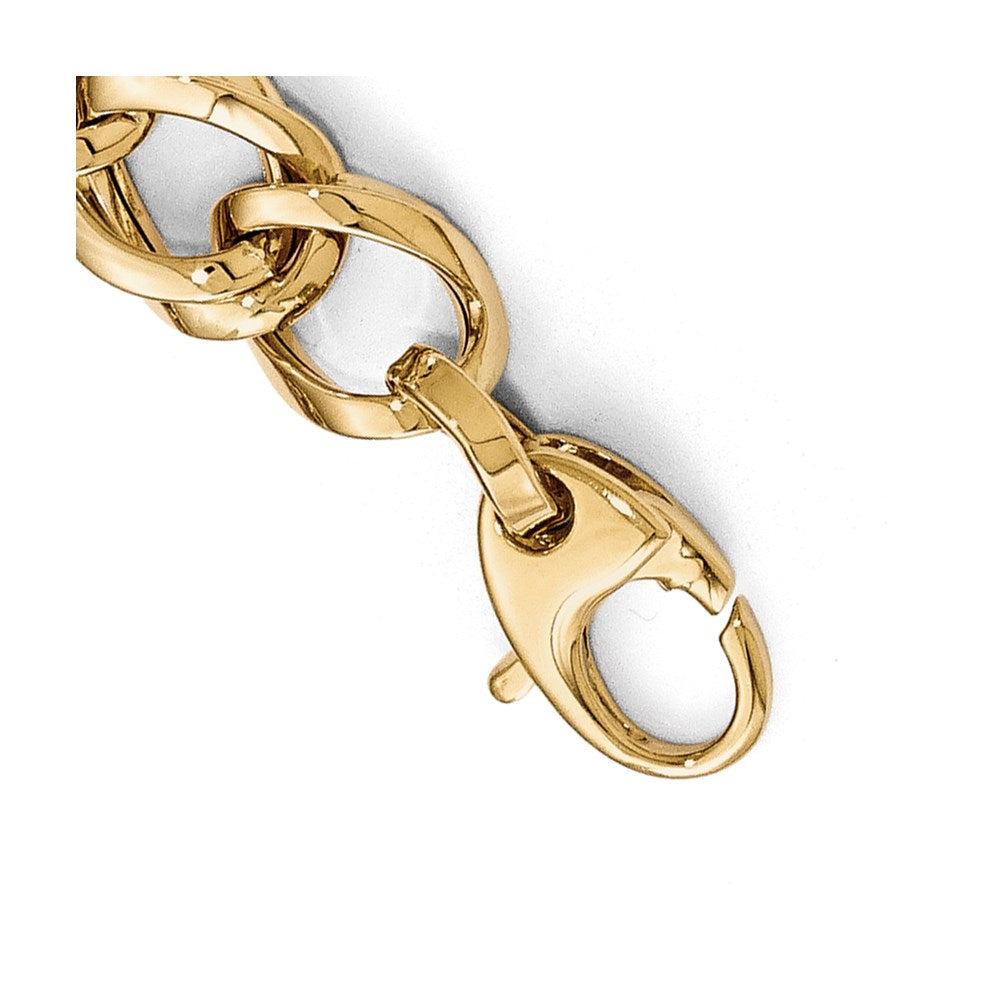 7.5 Inch 14K Polished Link Bracelet
