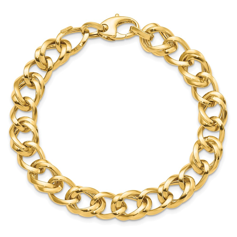 7.5 Inch 14K Polished Link Bracelet