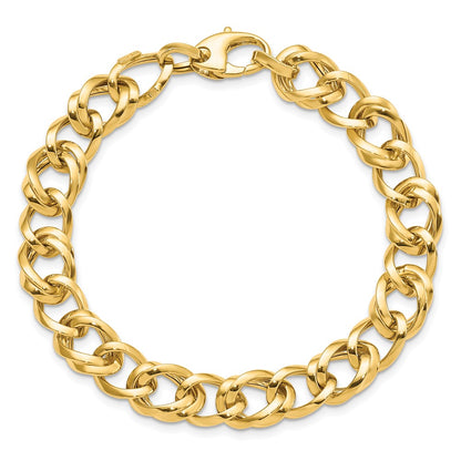 7.5 Inch 14K Polished Link Bracelet