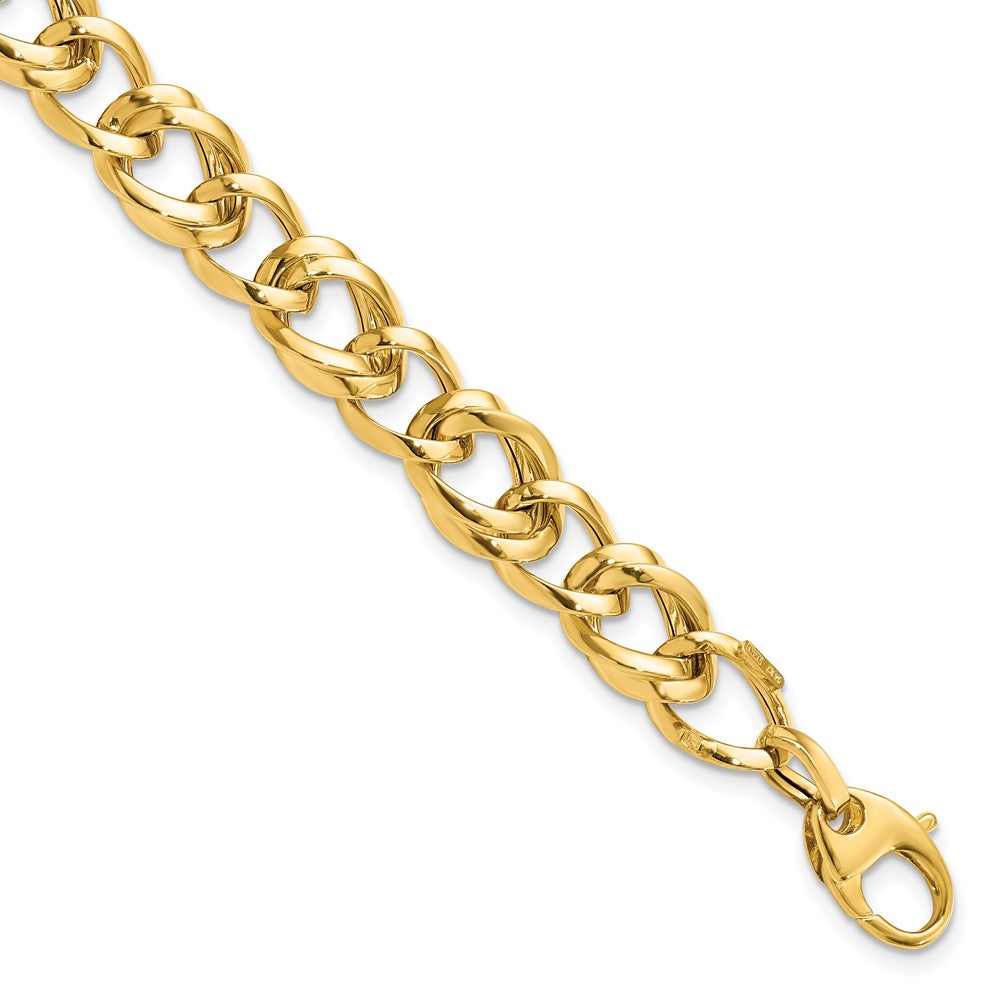 7.5 Inch 14K Polished Link Bracelet