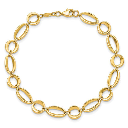 7.5 Inch 14K Gold Bracelet
