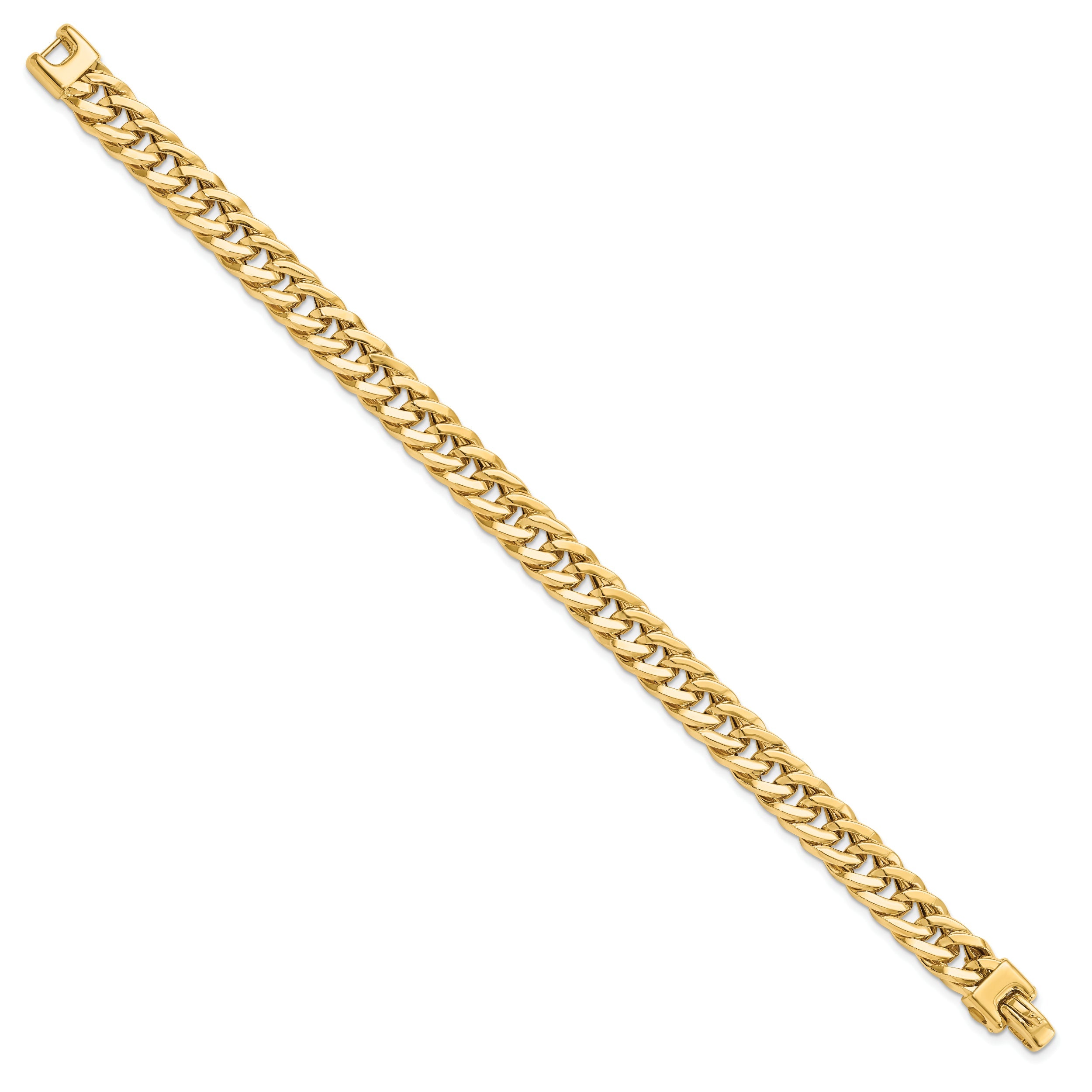 8 Inch 14K Polished Men'S Bracelet