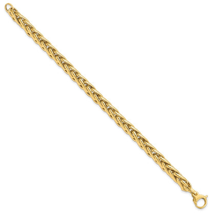 7.5 Inch 14K Polished Fancy Link Bracelet