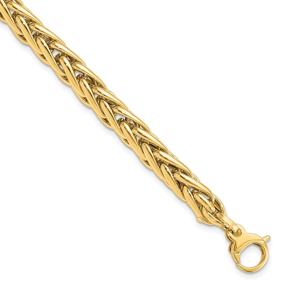 7.5 Inch 14K Polished Fancy Link Bracelet