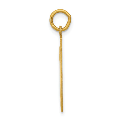 14K Yellow Gold Medium Polished Number 31 Charm
