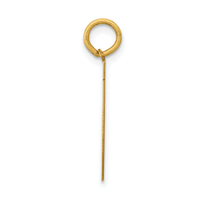 14k Yellow Gold 14k Medium Polished Number 71 Charm