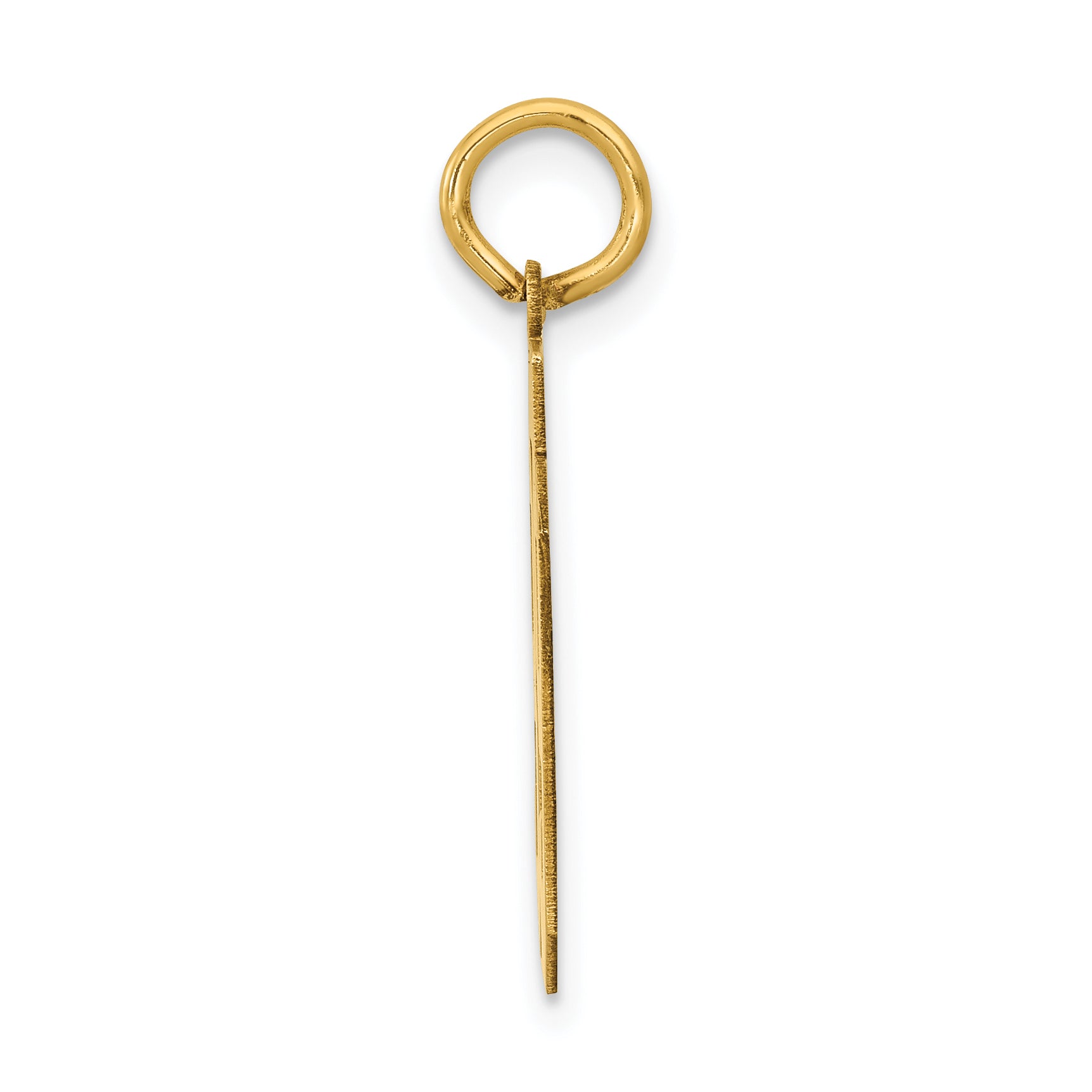 14K Yellow Gold Medium Polished Number 89 Charm