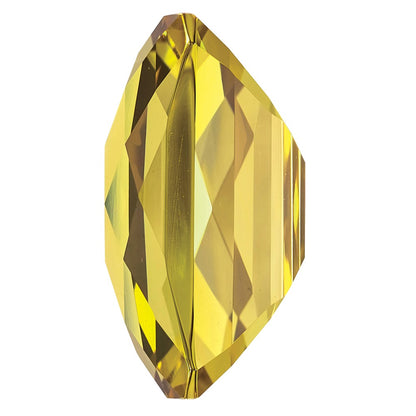 Gemstone Lemon Quartz Aa Quality 16X12mm Emerald Checkerboard Cut