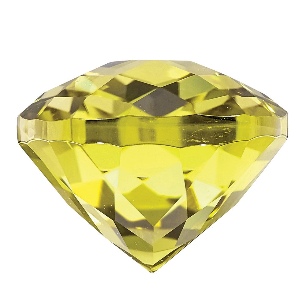 Gemstone Lemon Quartz Aa Quality 10X8mm Oval Checkerboard